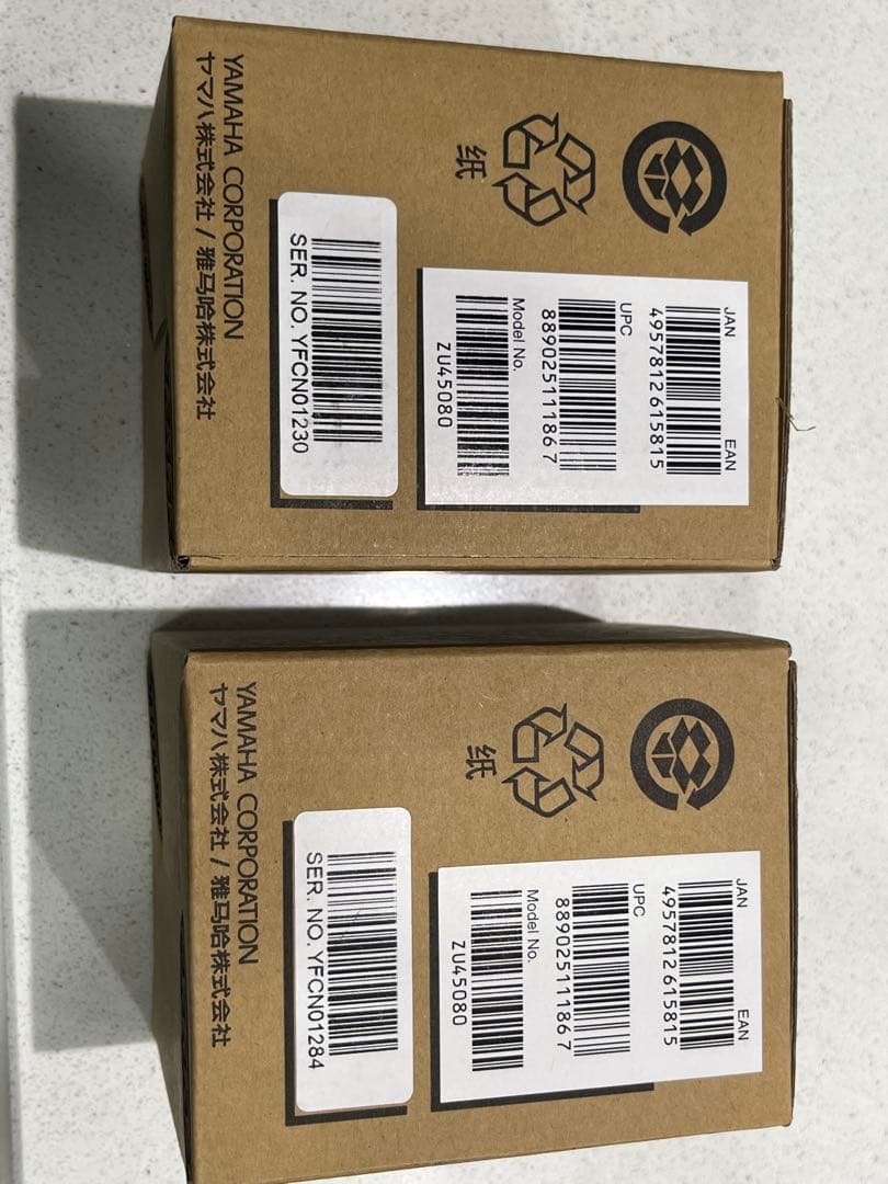 【未使用品】YAMAHA VXS1MLW ホワイト２個セット