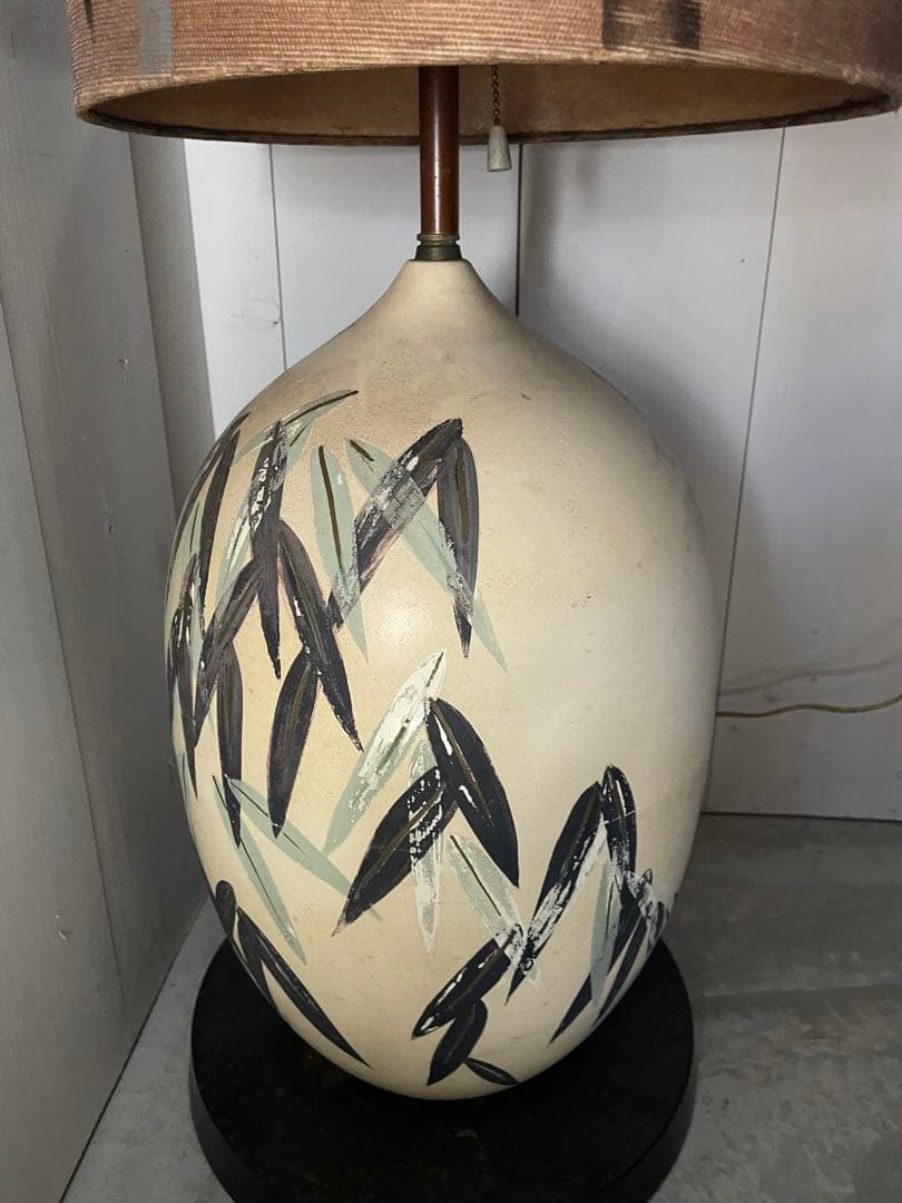 昭和レトロ 竹柄 フロアランプ 和モダン 間接照明 高さ140cm