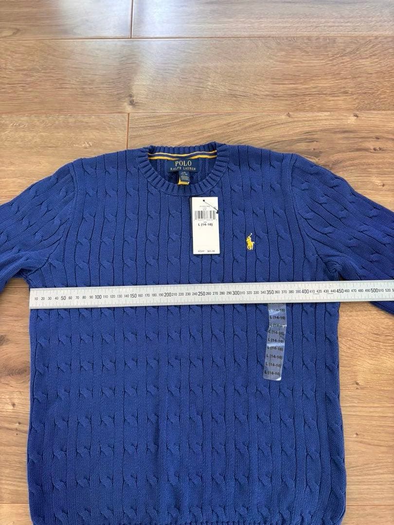 ラルフローレン　ケーブルニット メンズS