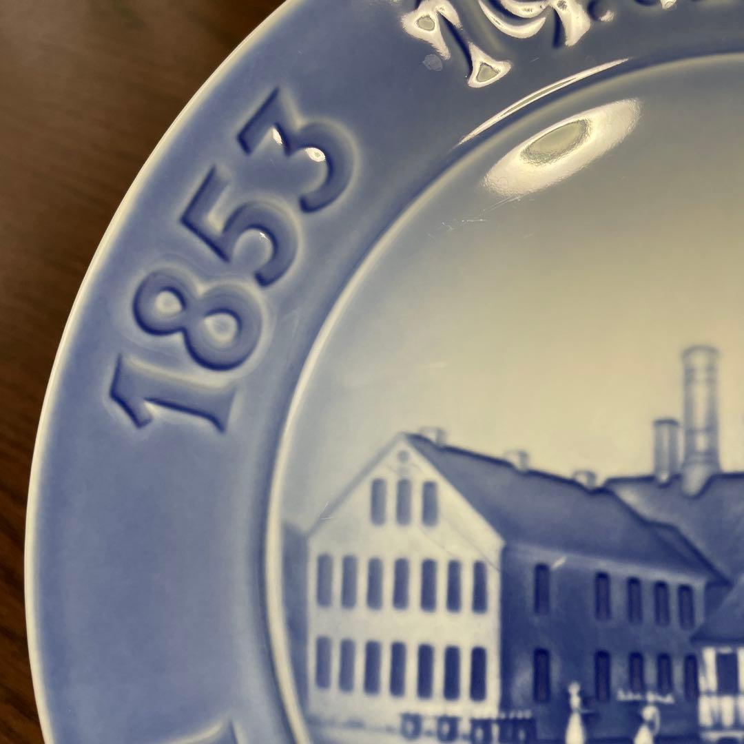 １２５周年記念・１９７８年・２３cm・陶器製レリーフ・Ｂ＆Ｇ. Co・