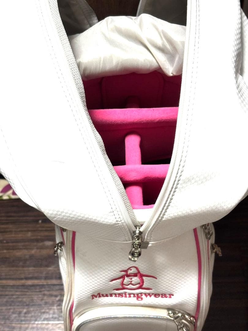 【フォロー割】 中古 マンシングウェア キャディーバッグ レディース