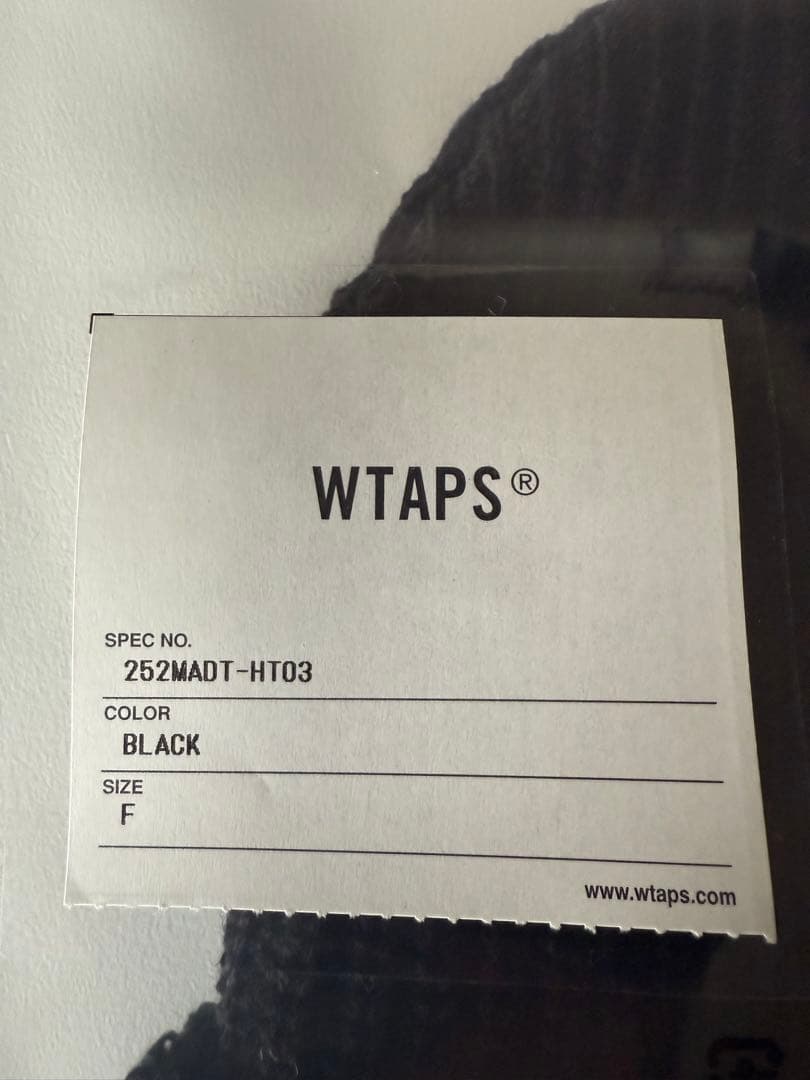 未開封 SGT BEANIE WTAPS ダブルタップス ロゴ ニットキャップ