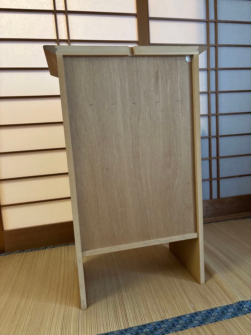 カンディハウスの電話台 引き出し付き