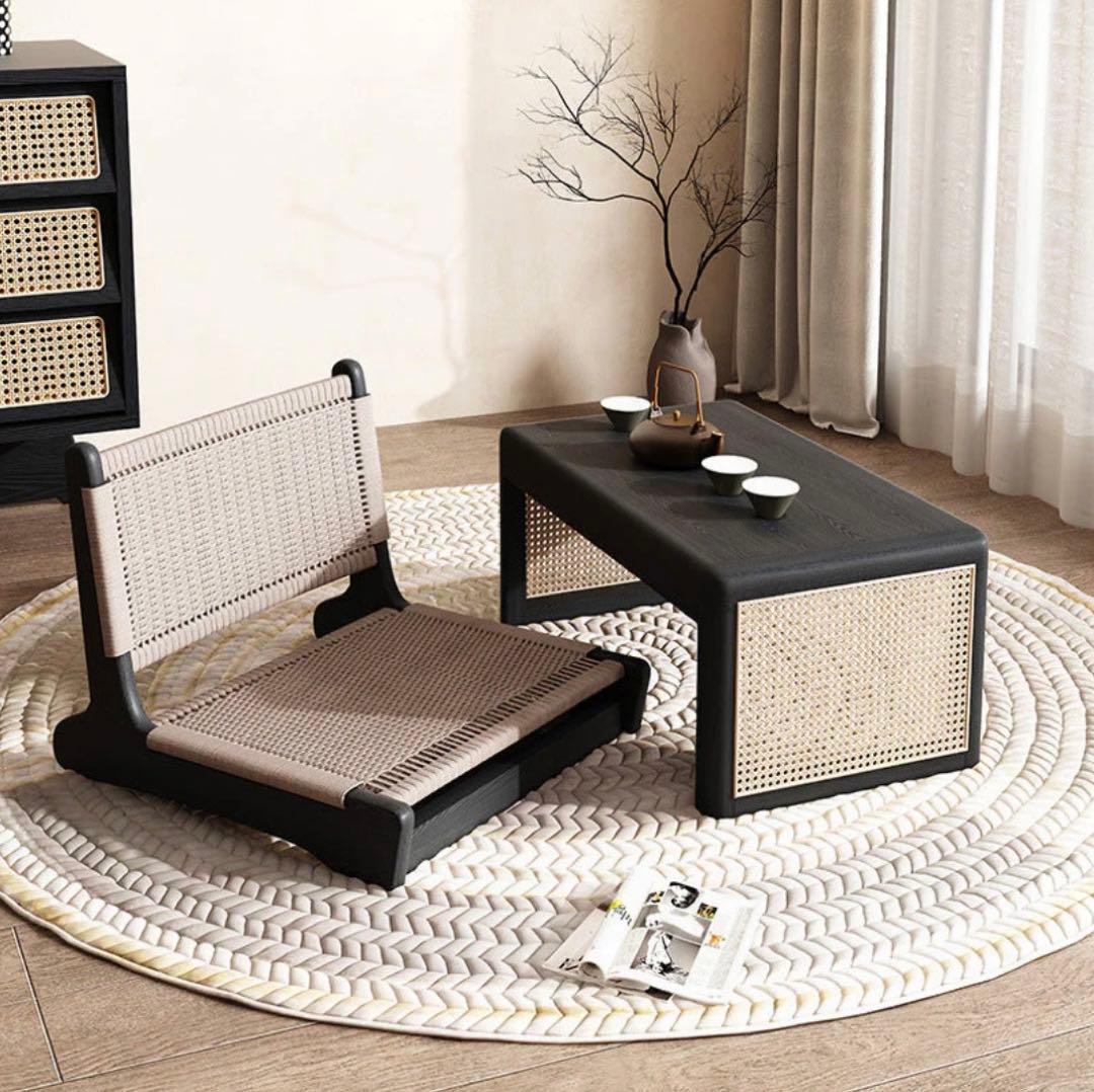 和モダン座卓ローチェア