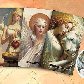 【正規品タロットカード】ドイツの入手困難デッキ✨心と魂に触れるタロット✨金縁