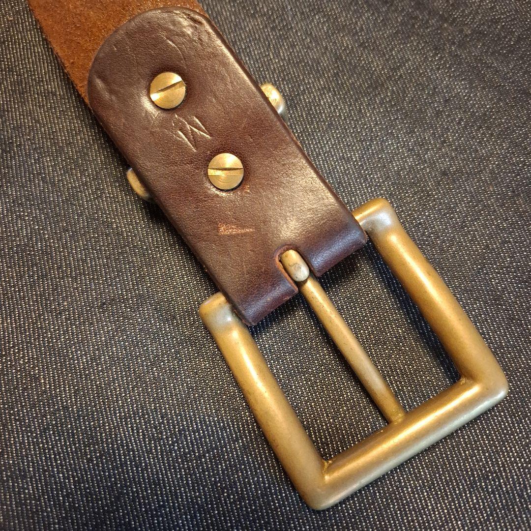 レザーベルトIRON HEART 極厚　良品!