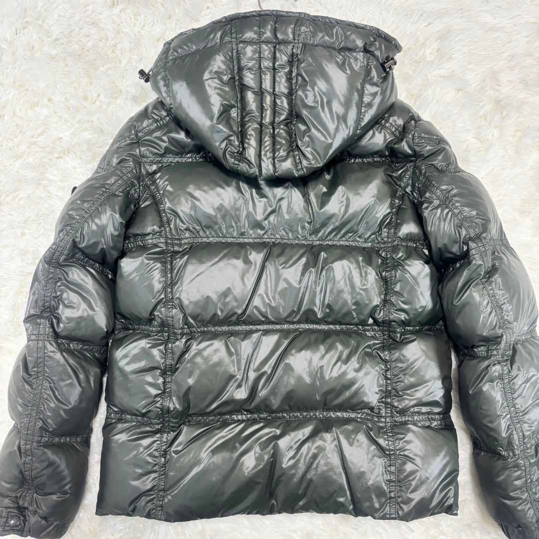 PRADA ダウンジャケット 三角ロゴ オリーブ グリーン サイズ10