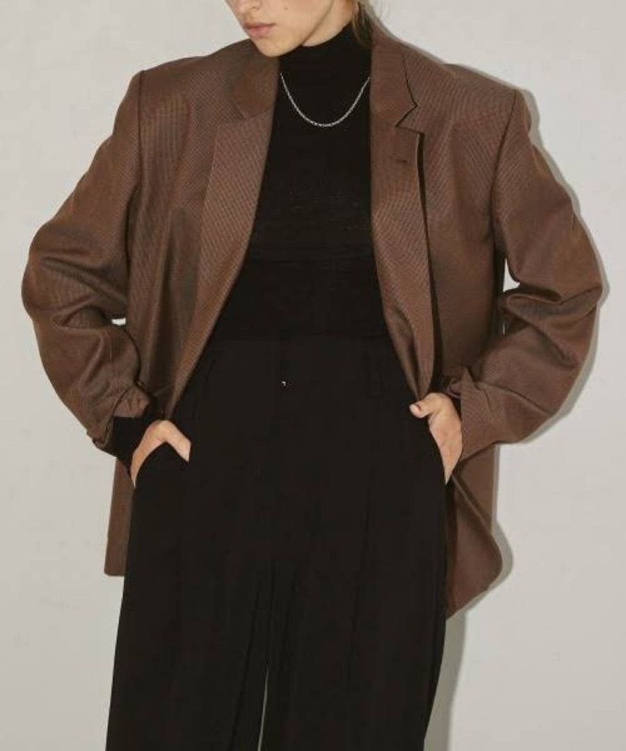 ジャケット・アウター Houndstooth Wool Jacket 36