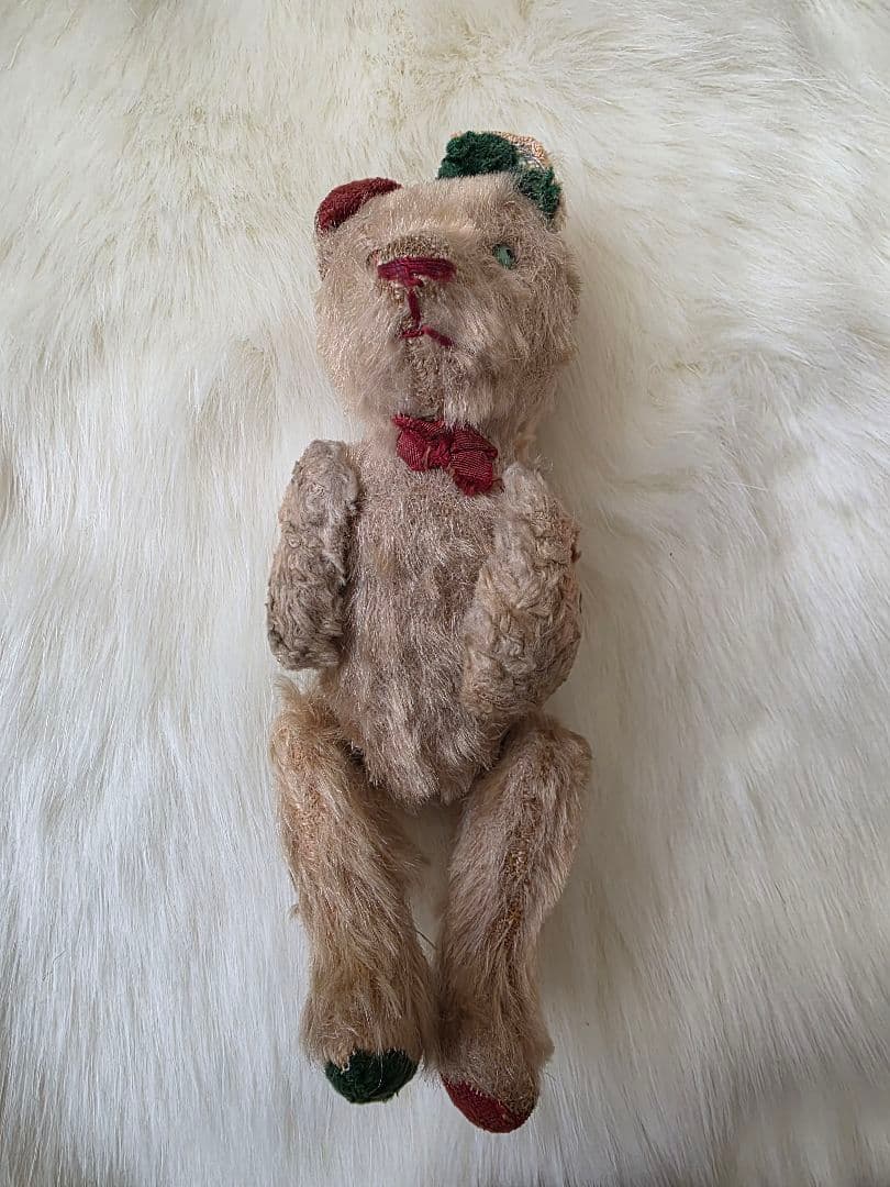 JPMベア　レアカラー　フレンチベア　アンティークテディベア