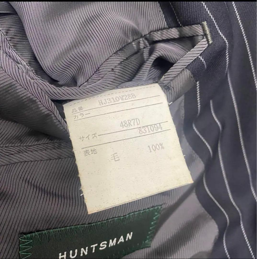 高級スーツ 英国ブランドHUNTSMAN ハンツマン 48 14万円