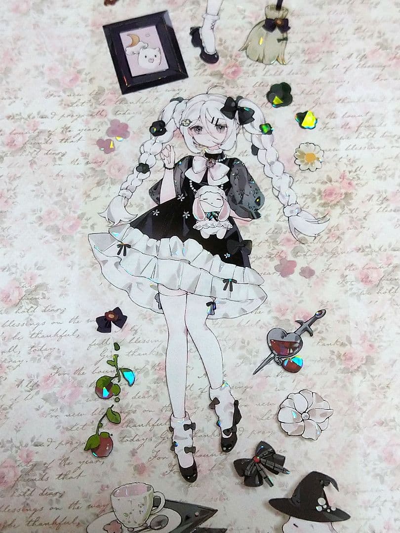 J1108＃仙路物语(贝壳光)Dailylife切り売り海外人物マステ女の子