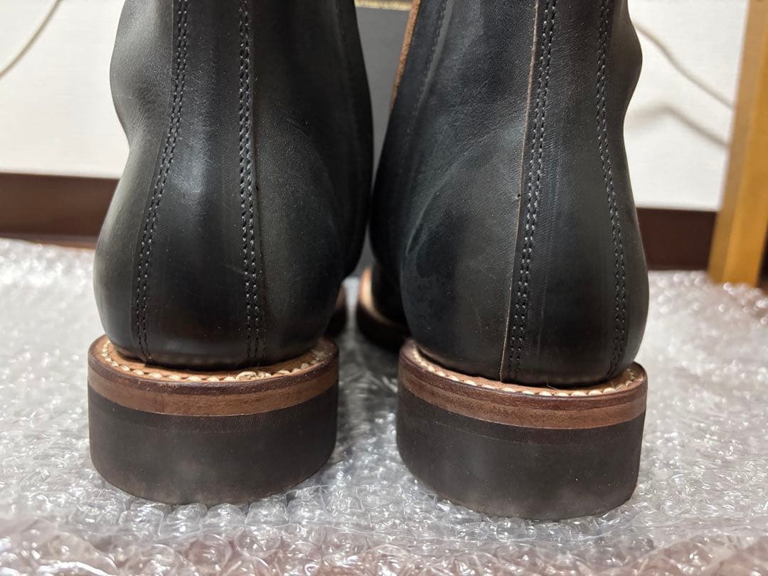 ROLLING DUB TRIO ブラックレザーブーツ