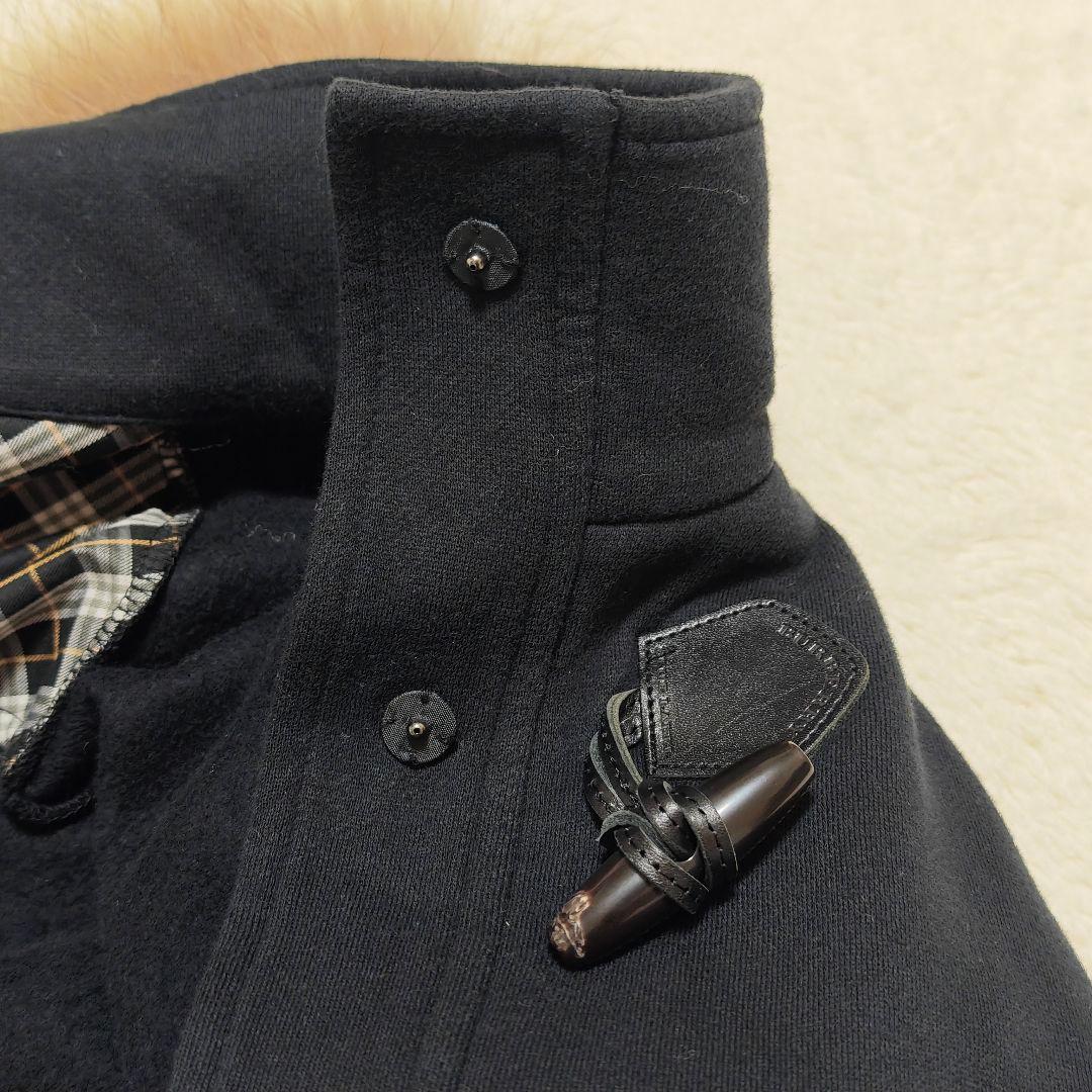 美品✨バーバリーブルーレーベル ポンチョケープコート　ラクーンファー　38