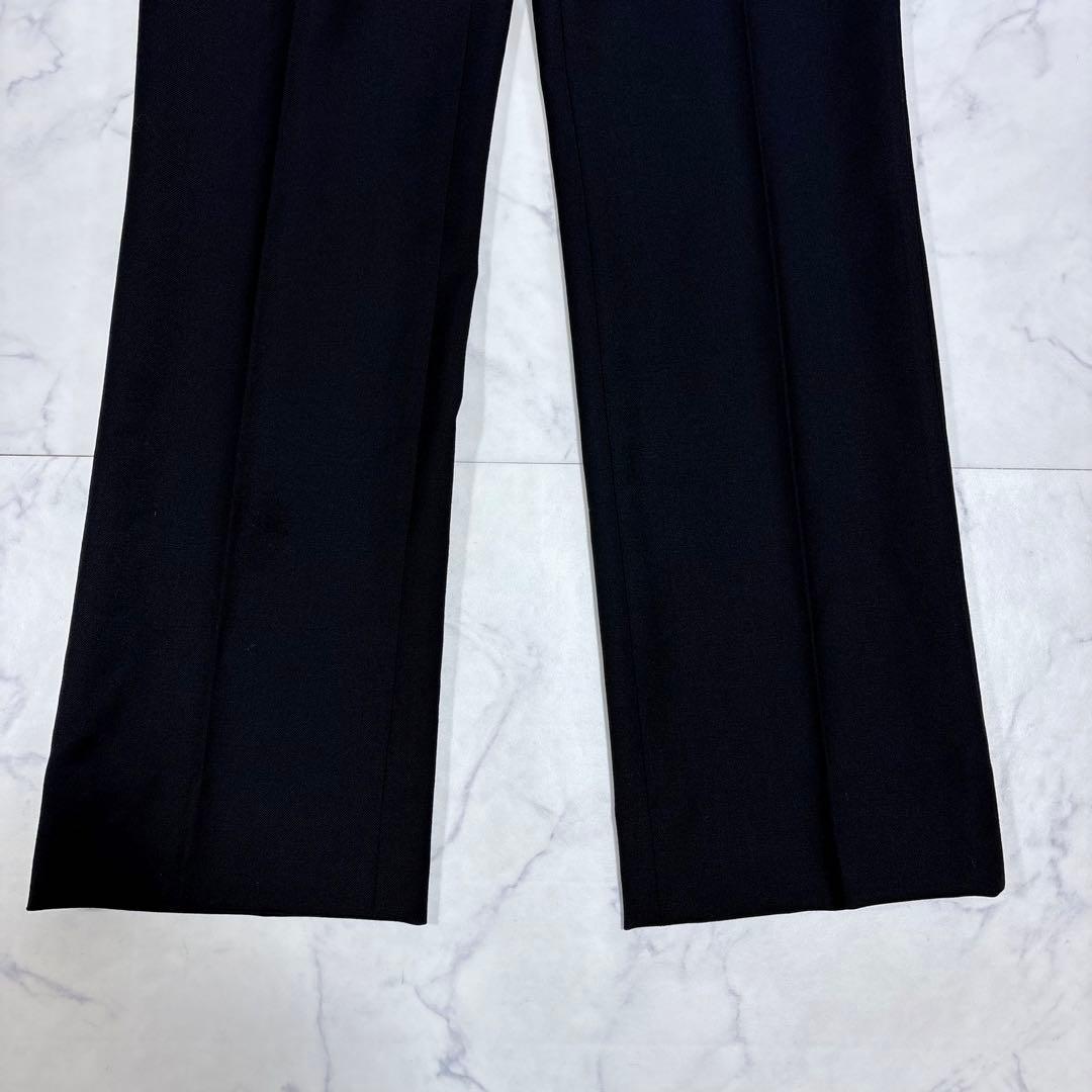 美品 ジョンローレンスサリバン セットアップ スーツ 36/34 黒 カシミア混