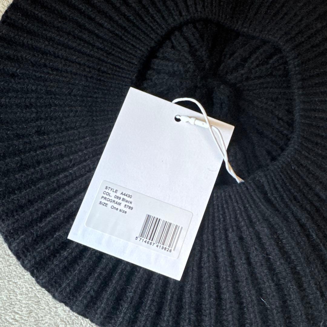 新品未使用 GANNI ベレー帽 ブラック