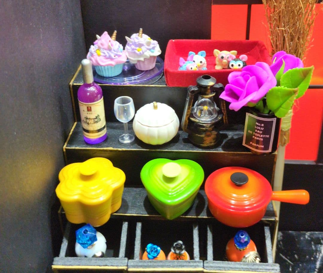 【HALLOWEEN　Party♪】✦BLACKハウス✦家具＆小物など全て付き♡