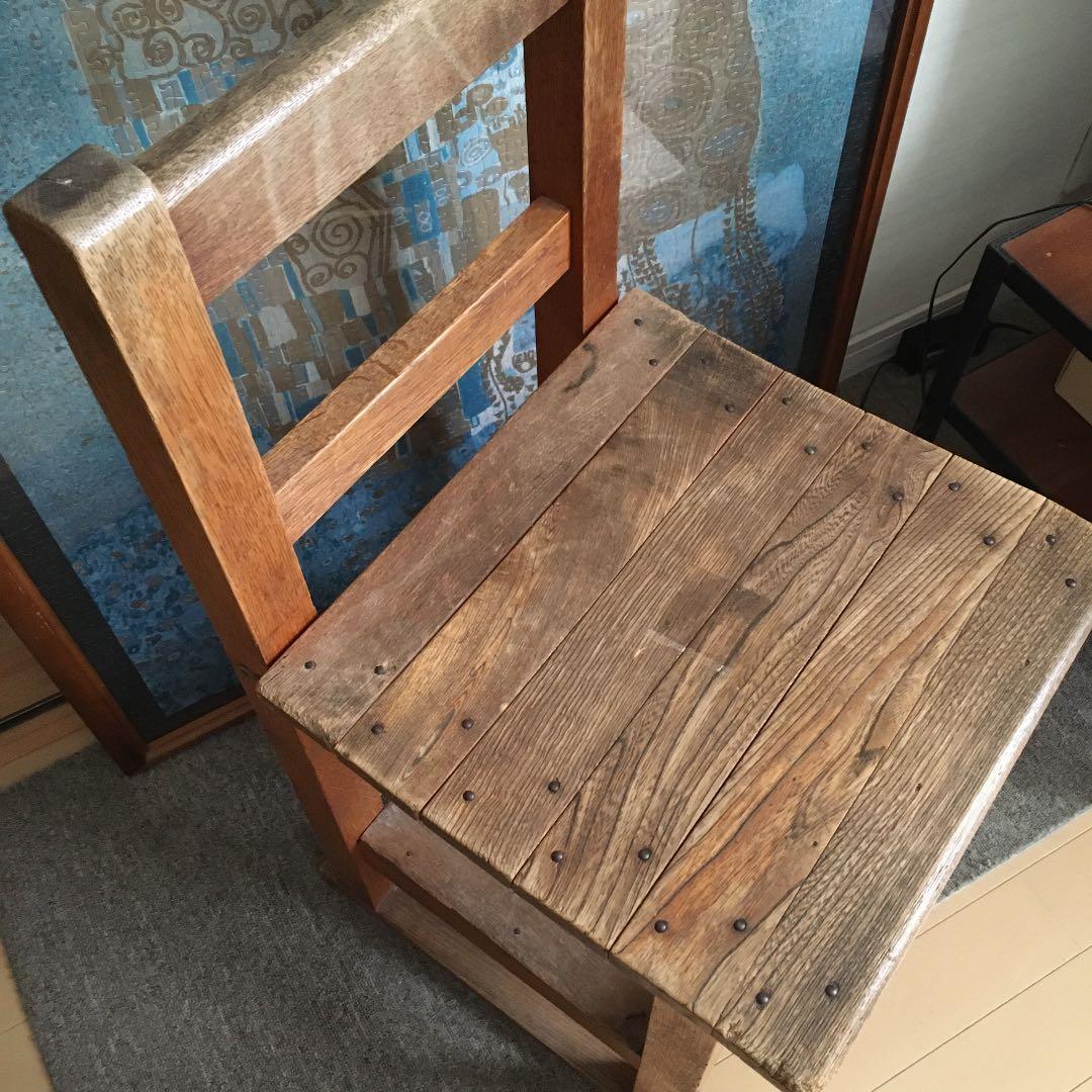 昭和の椅子　木製　アンティーク　古道具