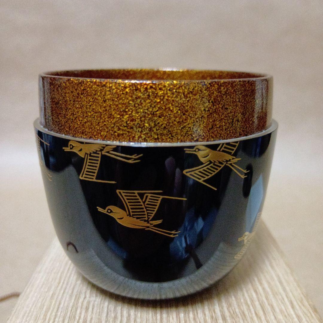 茶道具　須磨蒔絵内梨地大棗