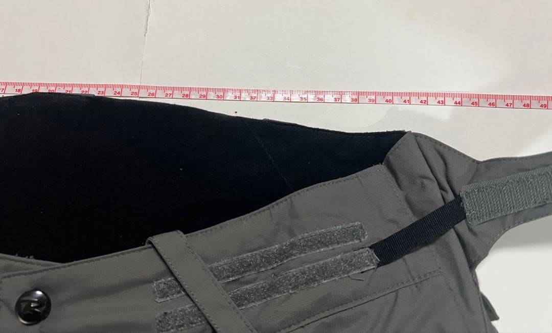 ★1回のみ使用 ROSSIGNOL スキーパンツ チャコール色