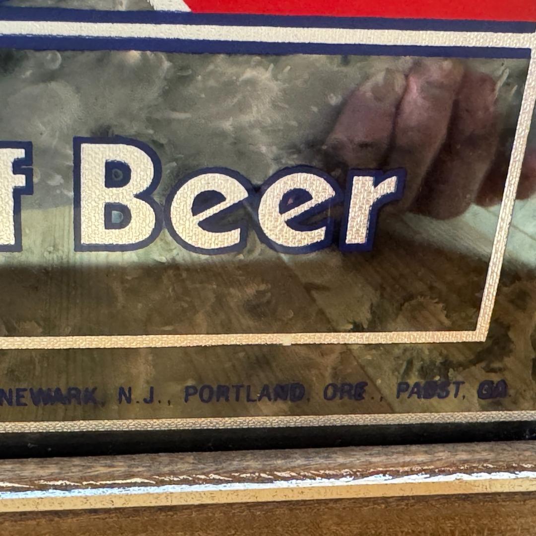 Pabst Blue Ribbon パブスト パブミラー 鏡 ミラー ビンテージ