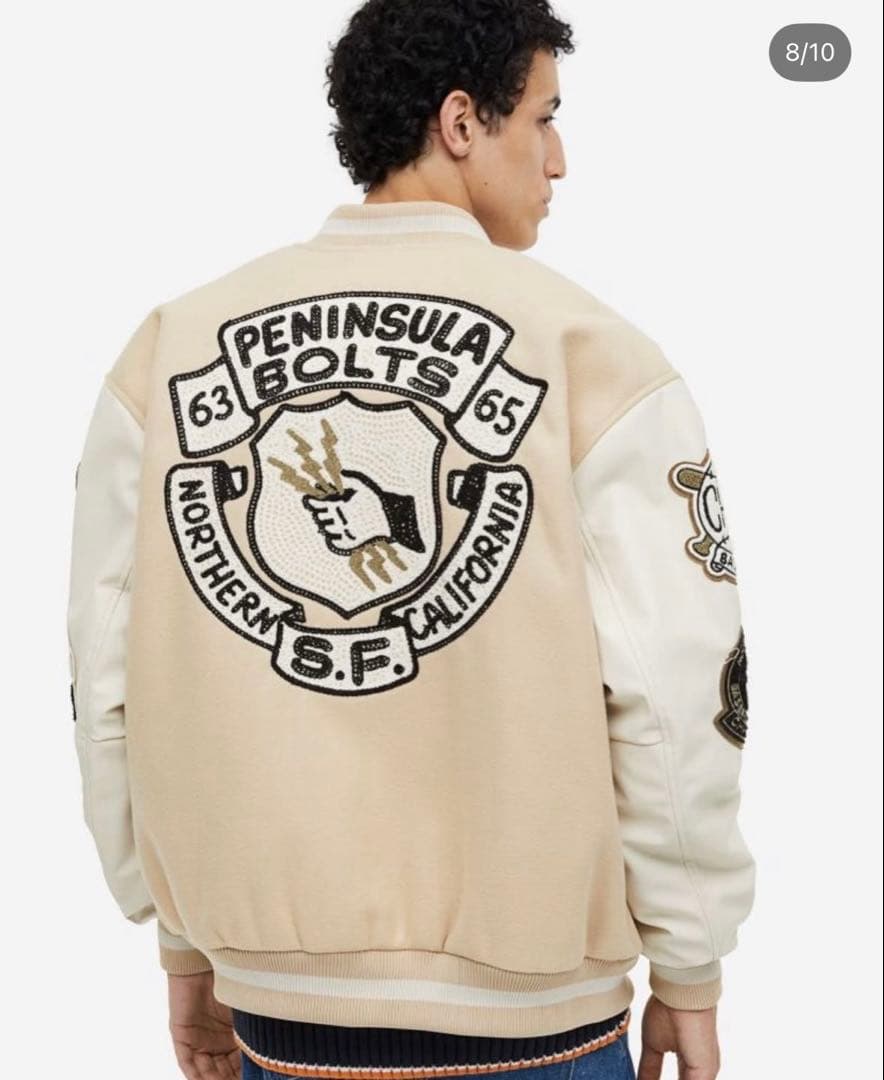 最終価格　ほぼ未使用　 フェルトCALIFORNIA 刺繍 XL