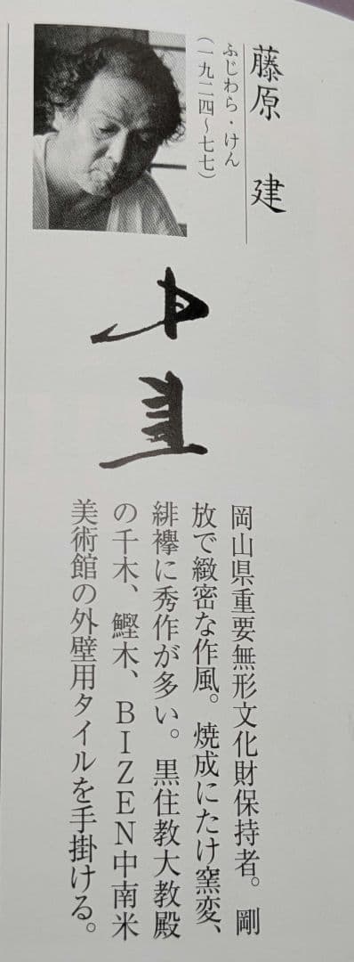 岡山県重要無形文化財 藤原建 備前焼 緋襷徳利 共箱合布 とっくり 酒器 食器