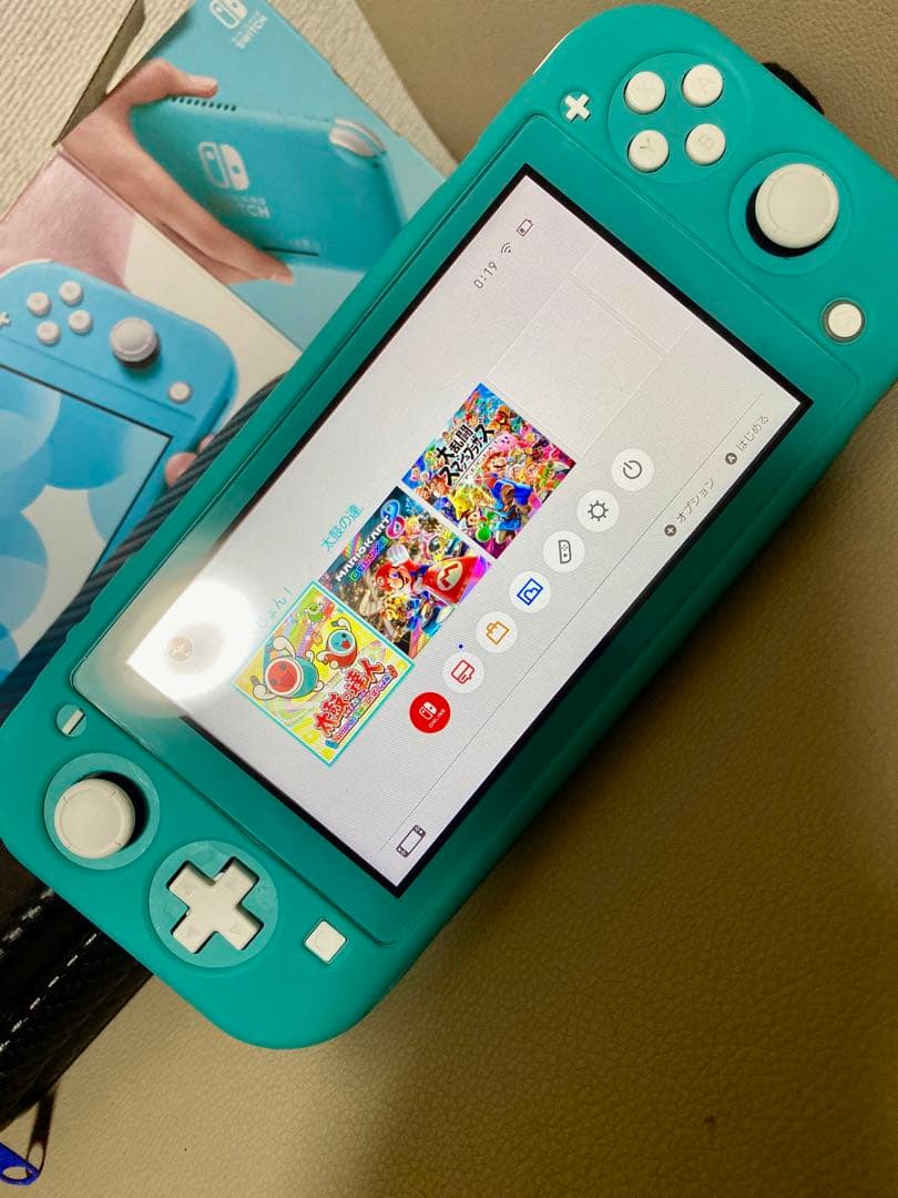 Nintendo Switch Lite ターコイズ 本体 ゲームソフト3作品付