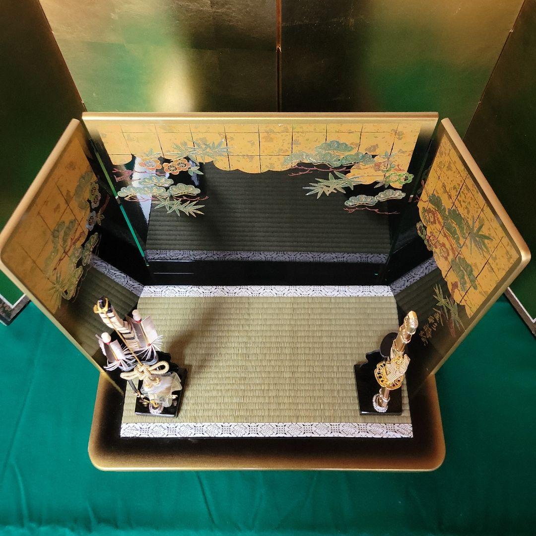 五月人形　13号　金箔と松竹梅セット　H