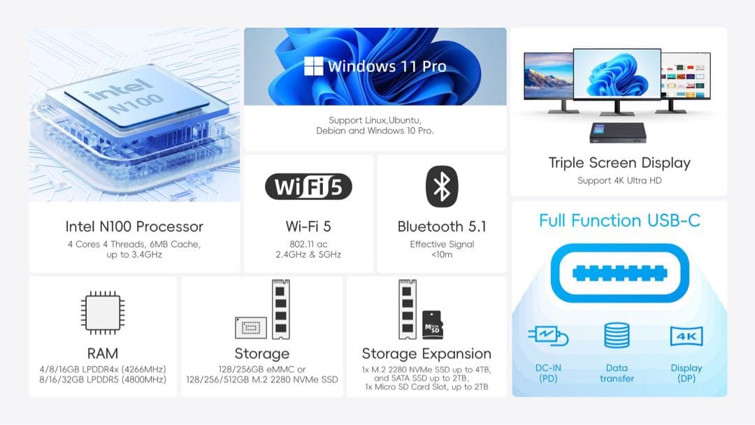 HiMeLE Quieter4C ファンレス ミニ PC