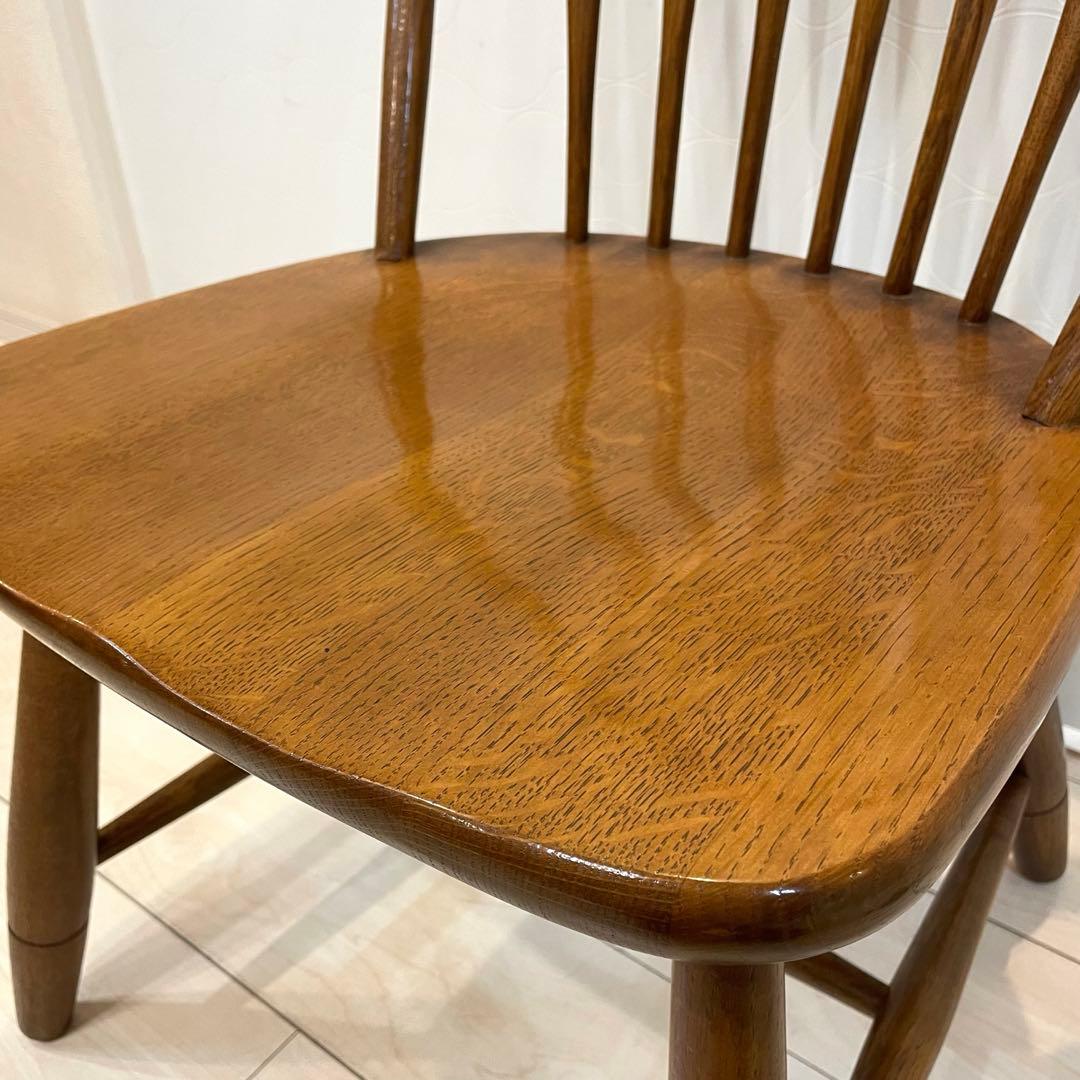 柏木工 KASHIWA ウィンザーチェア ダイニングチェア 無垢材 ヴィンテージ