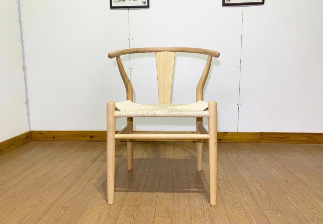 木製ノルディック調チェアー単品/アウトレット/ナチュラル×WH（25）