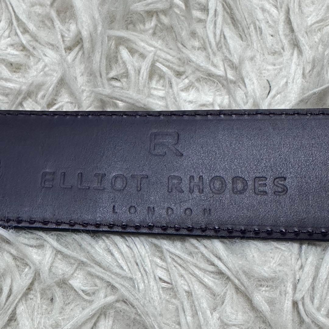 Elliot Rhodes 本革 スワロ装飾バックル ベルト