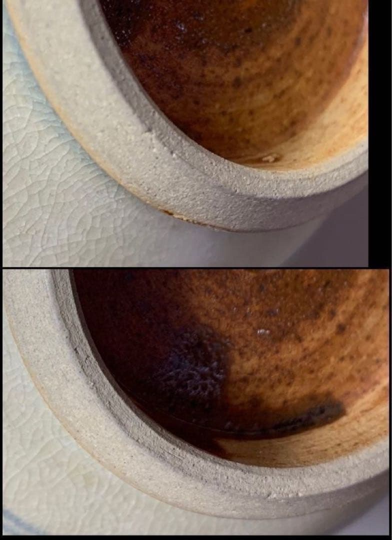 茶道具　膳所焼　雲鶴画　安南写茶碗　即中斎　陽炎園