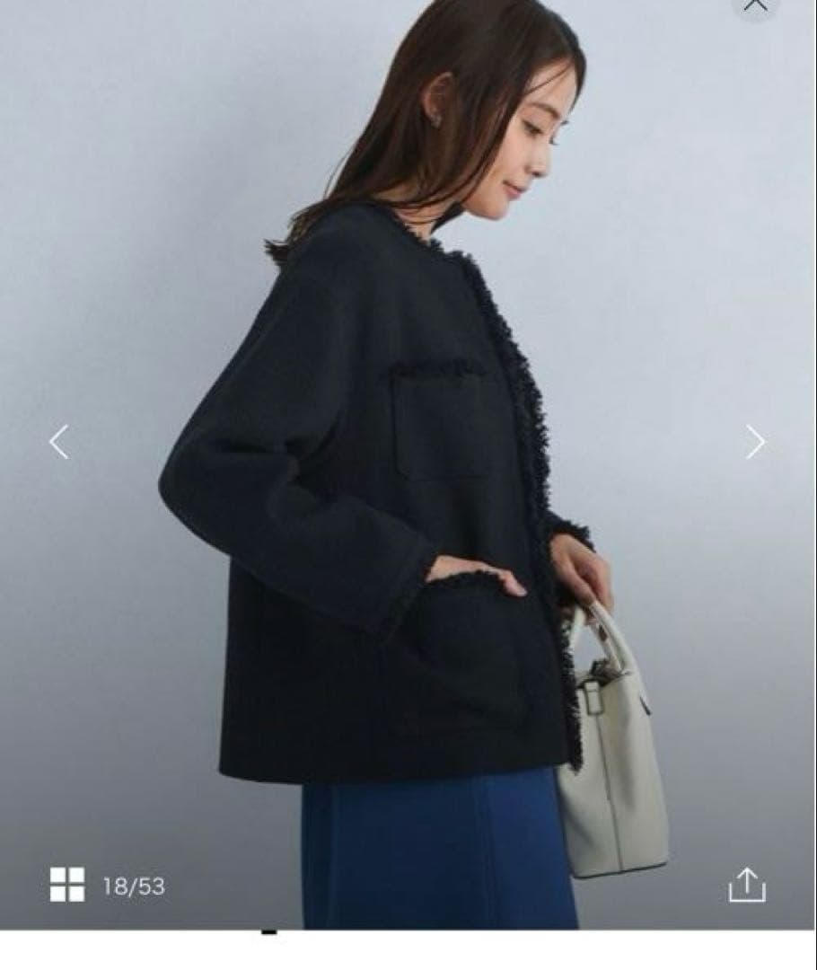 ミックスツイードライクジャケット