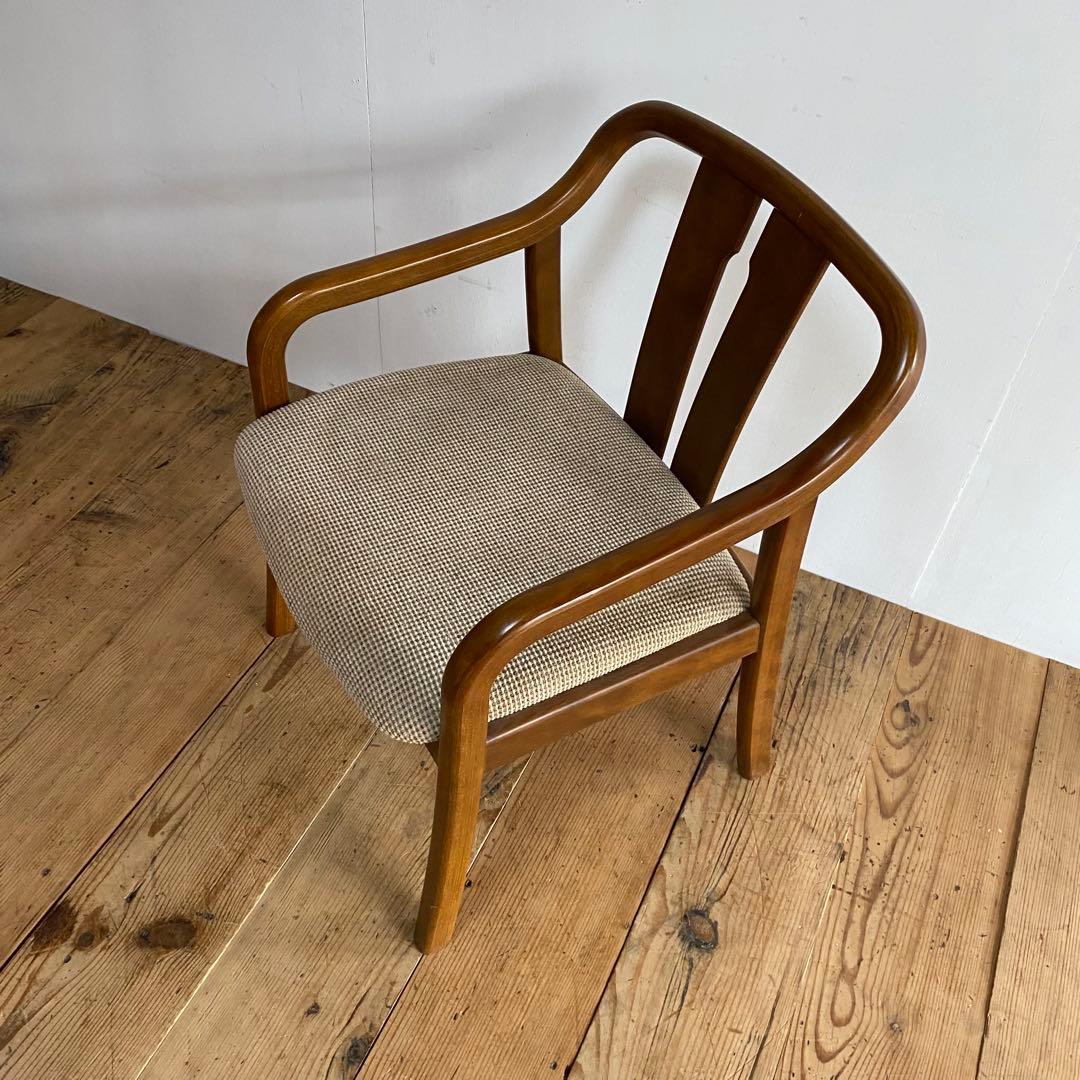 オールド カリモク karimoku アームチェア 椅子 z966