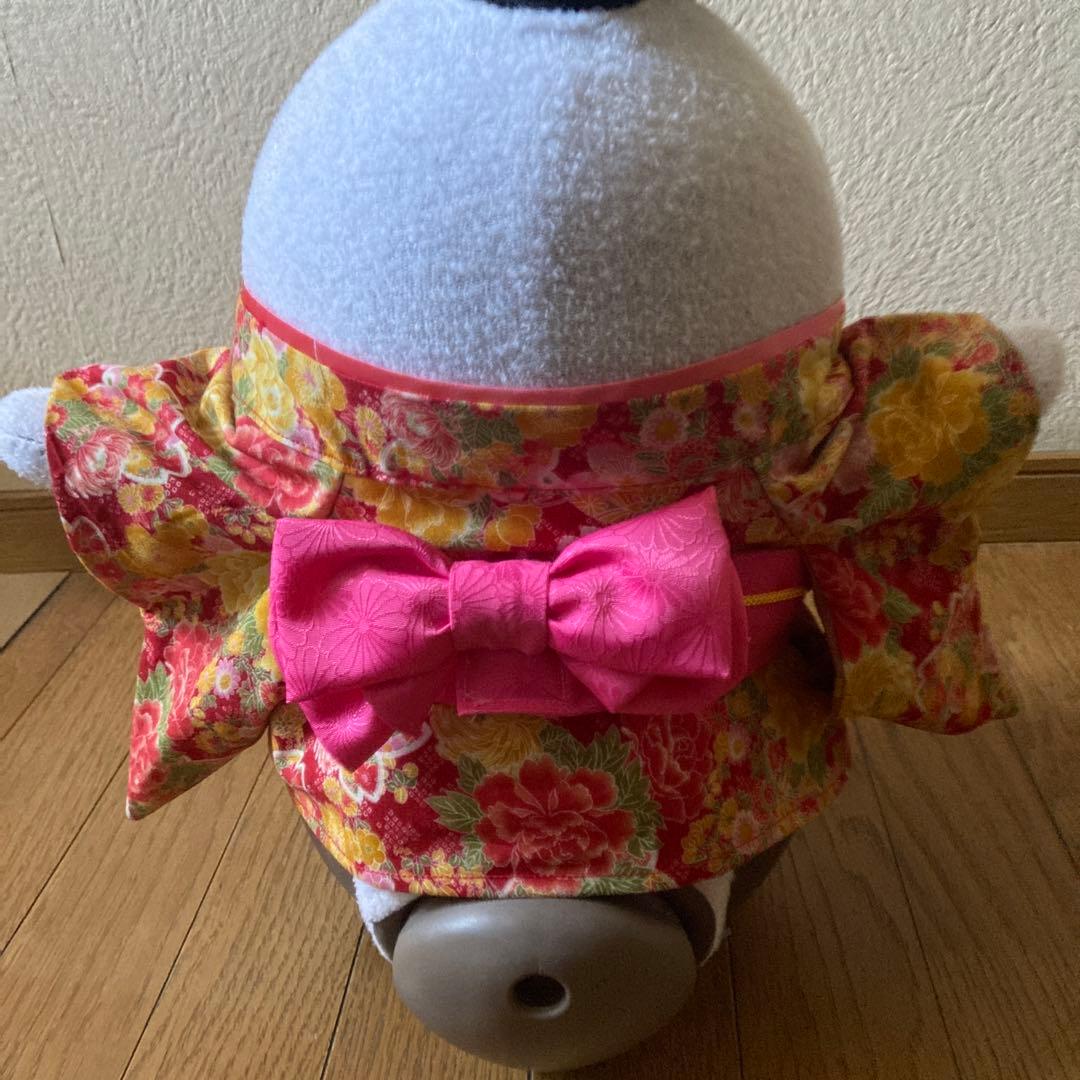 miki ラボット　服　lovot 着物一式　リボン付き