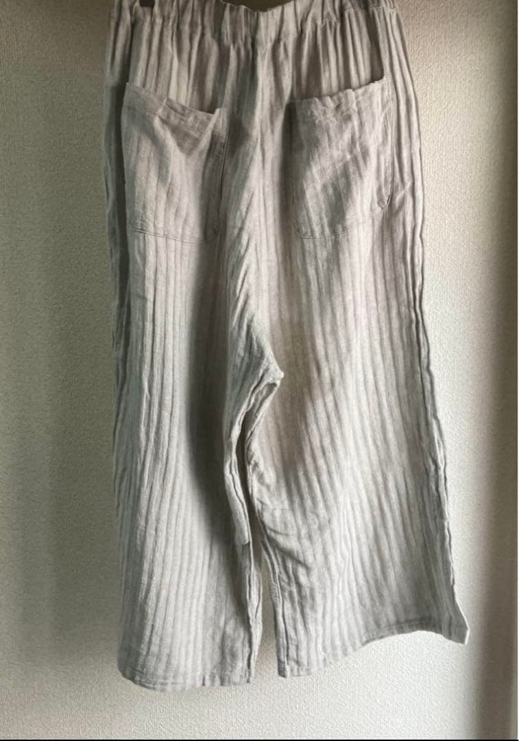 値下げ【美品】plantation メランジWAVE パンツ