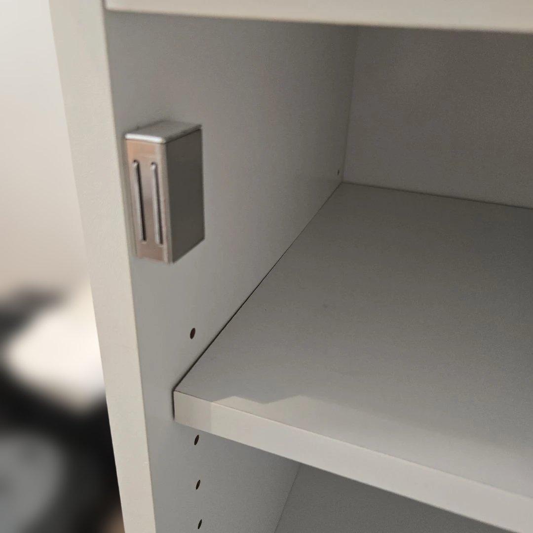 スリム 食器棚 30×39×180 ホワイト