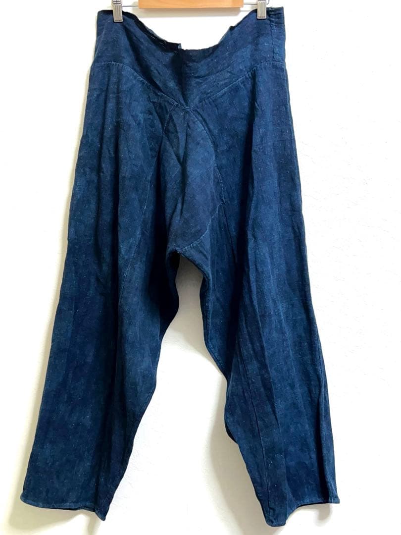 襤褸 藍染 麻？ 木綿？ 野良着 もんぺ 昭和 大正 明治 ぼろ らんる 貴重