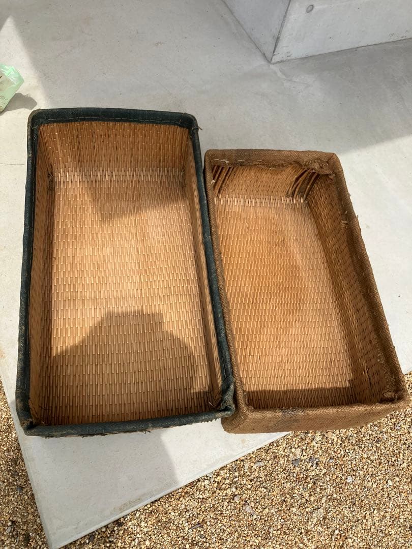 柳行李　 かご 古民具 昭和レトロ 収納