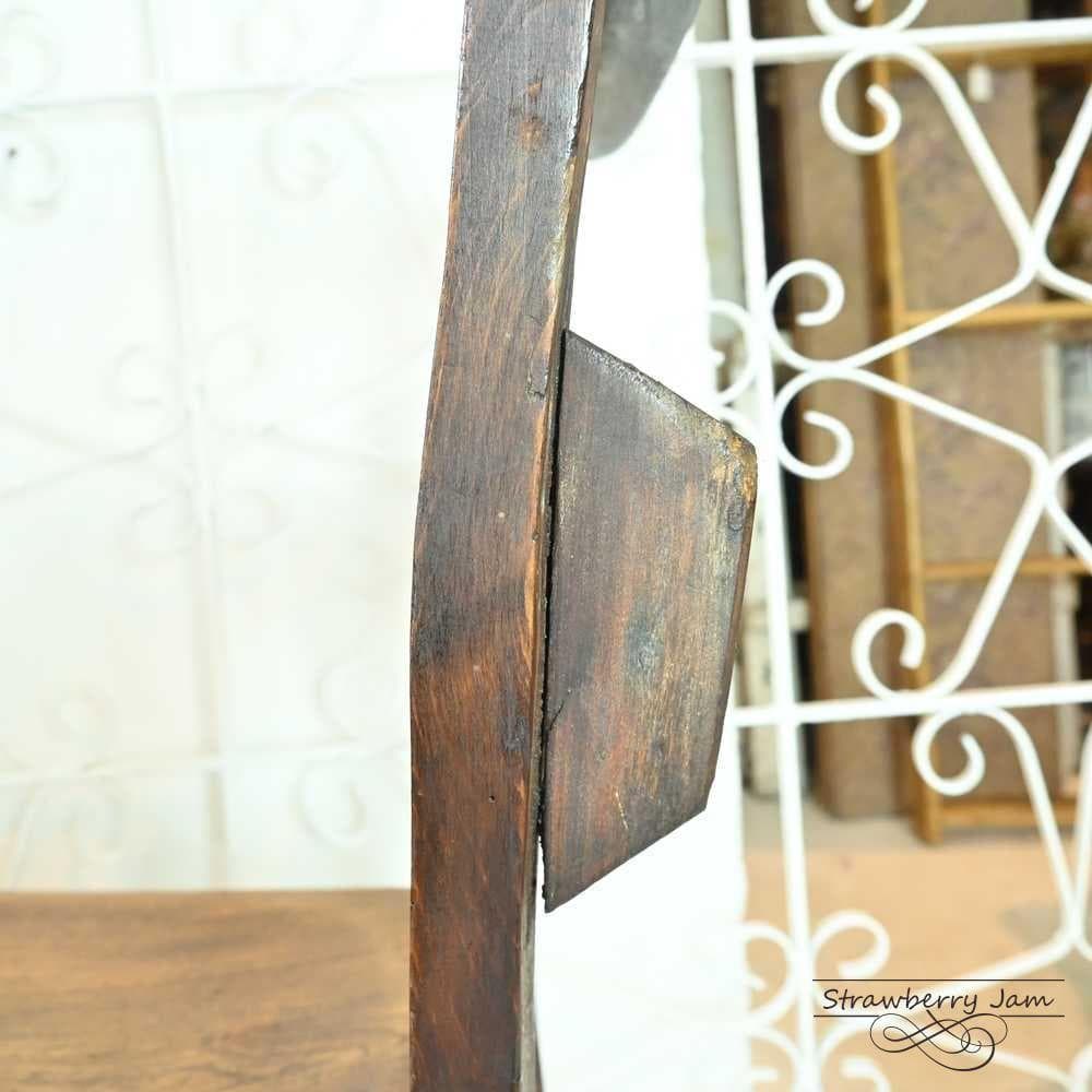 L3705-17-4 英国アンティーク チャーチチェア ダイニングチェア 教会