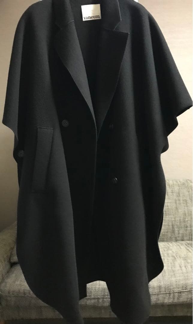 vaneum クロークコート　ブラック