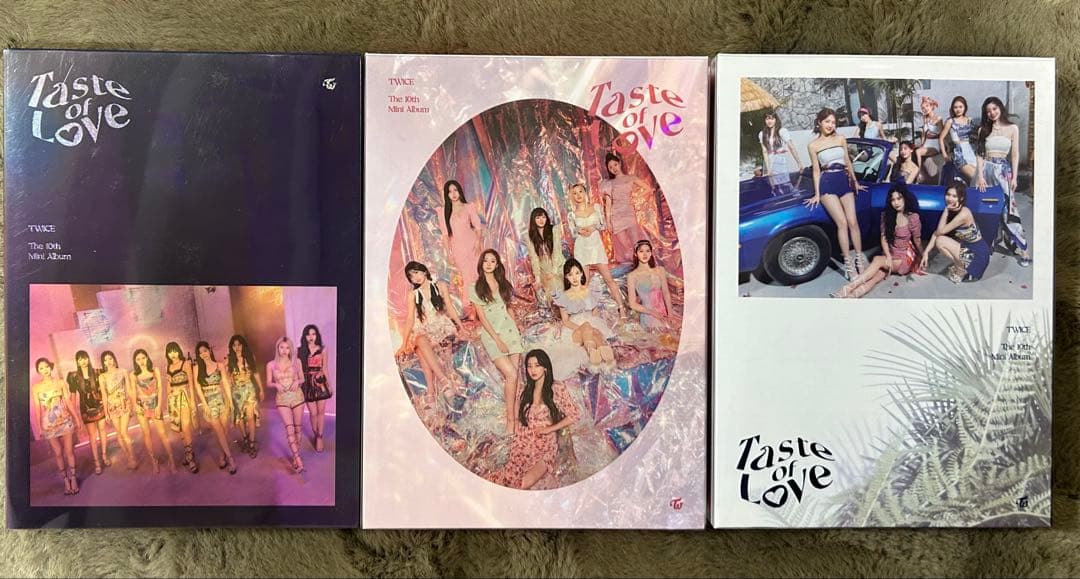 TWICE アルバムまとめ売り(トレカ付き)