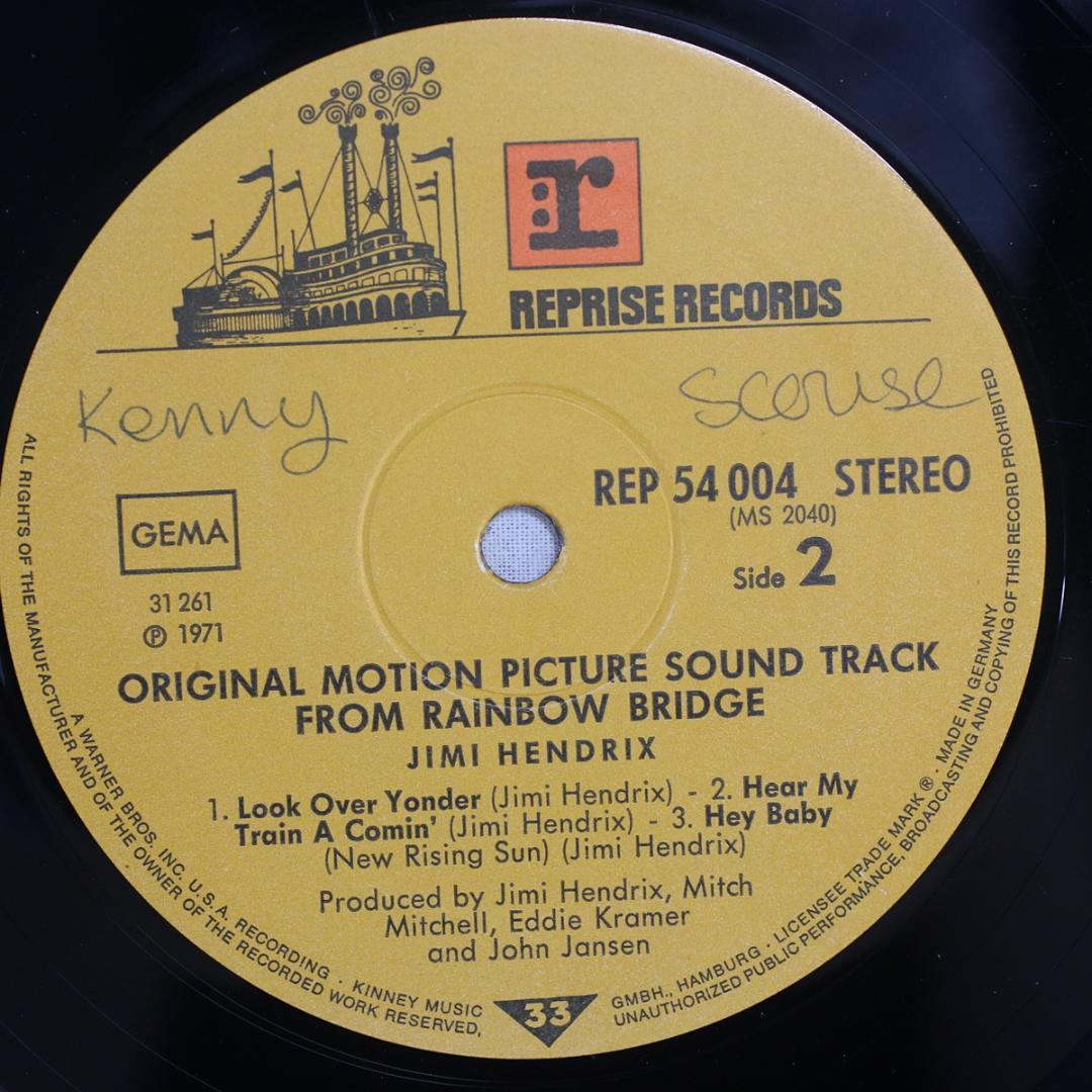 独LP Jimi Hendrix Rainbow Bridge ドイツ ジミヘン