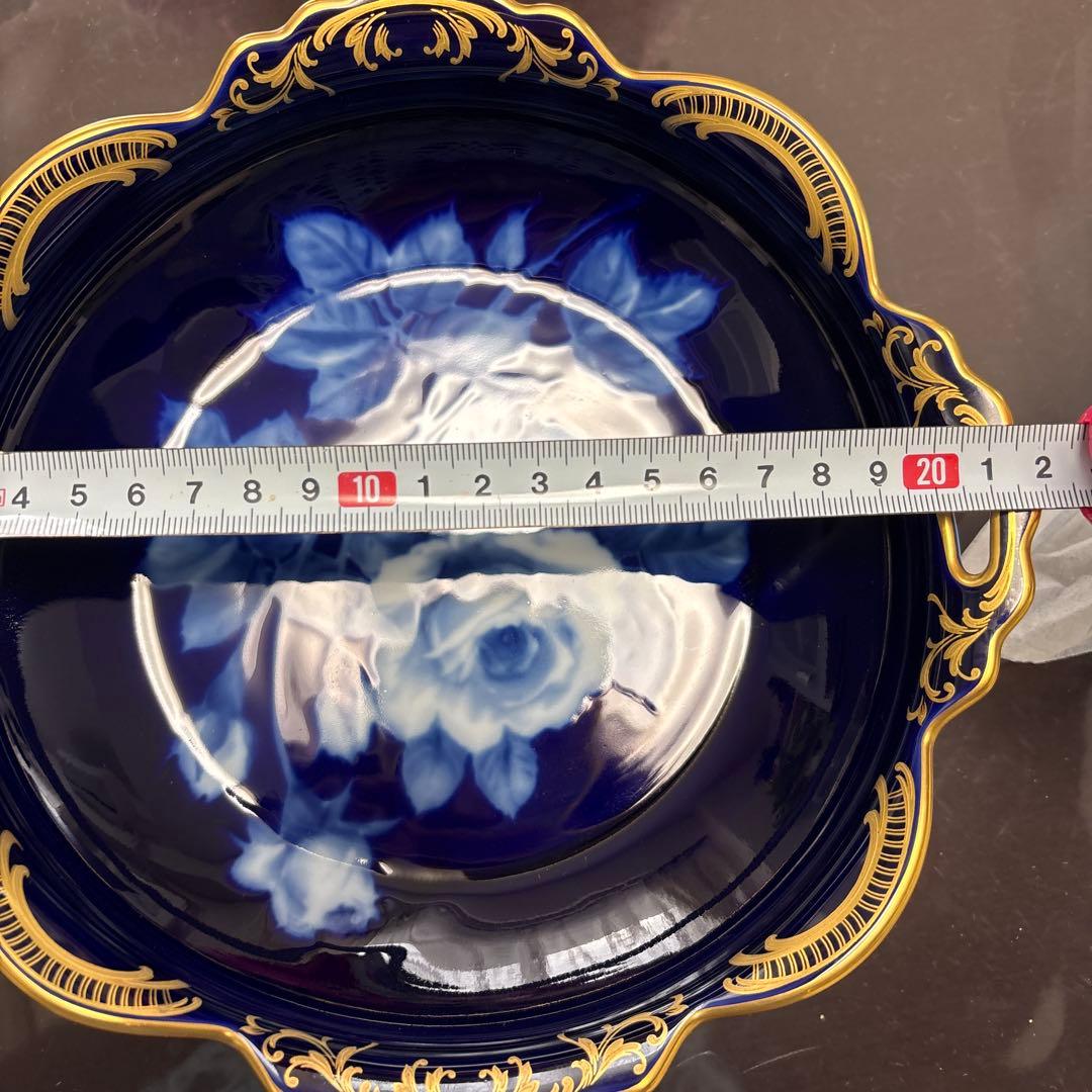 Noritake 限定版 青いバラの鉢皿