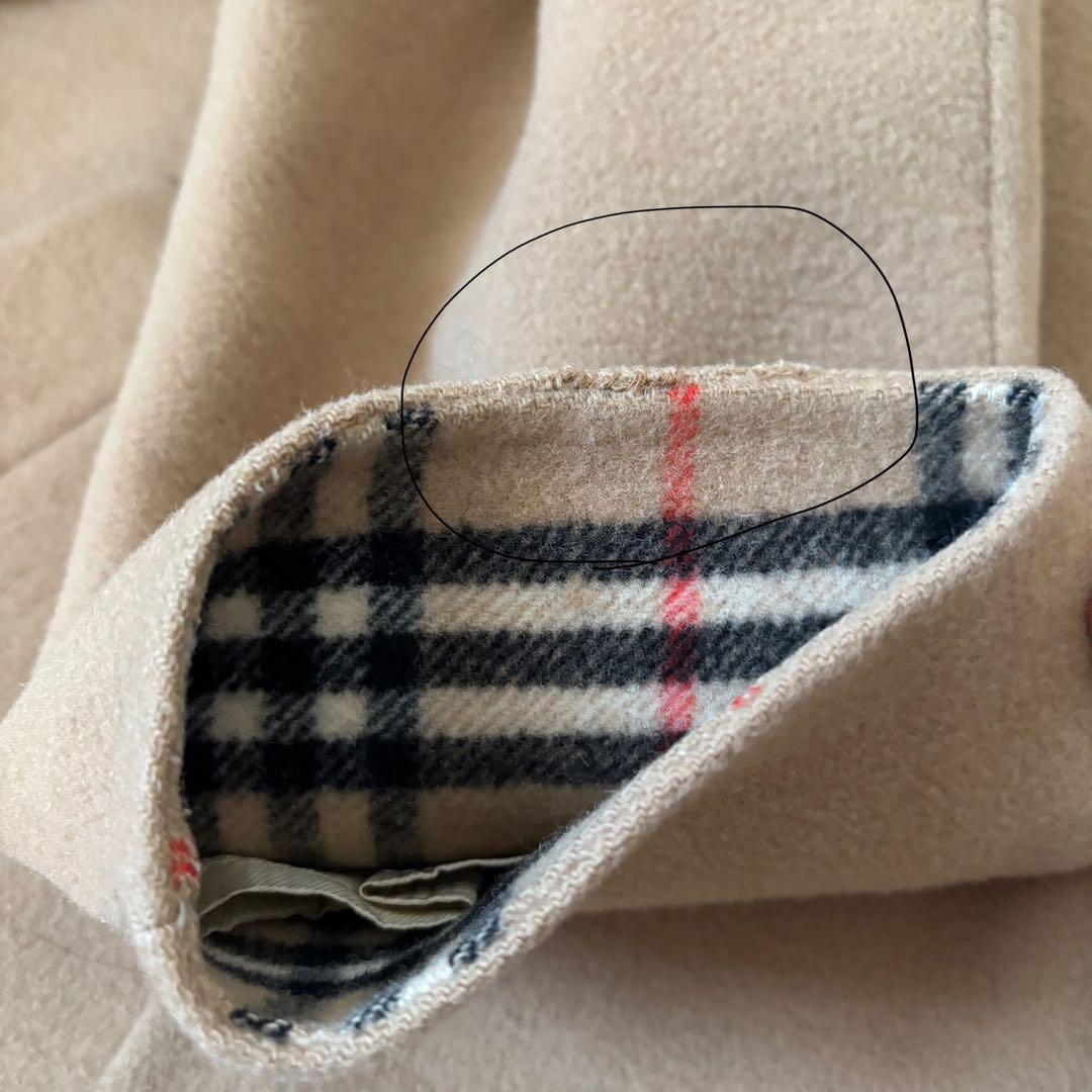 希少 バーバリーズ ダブルフェイス ノバチェック ウールコート L相当