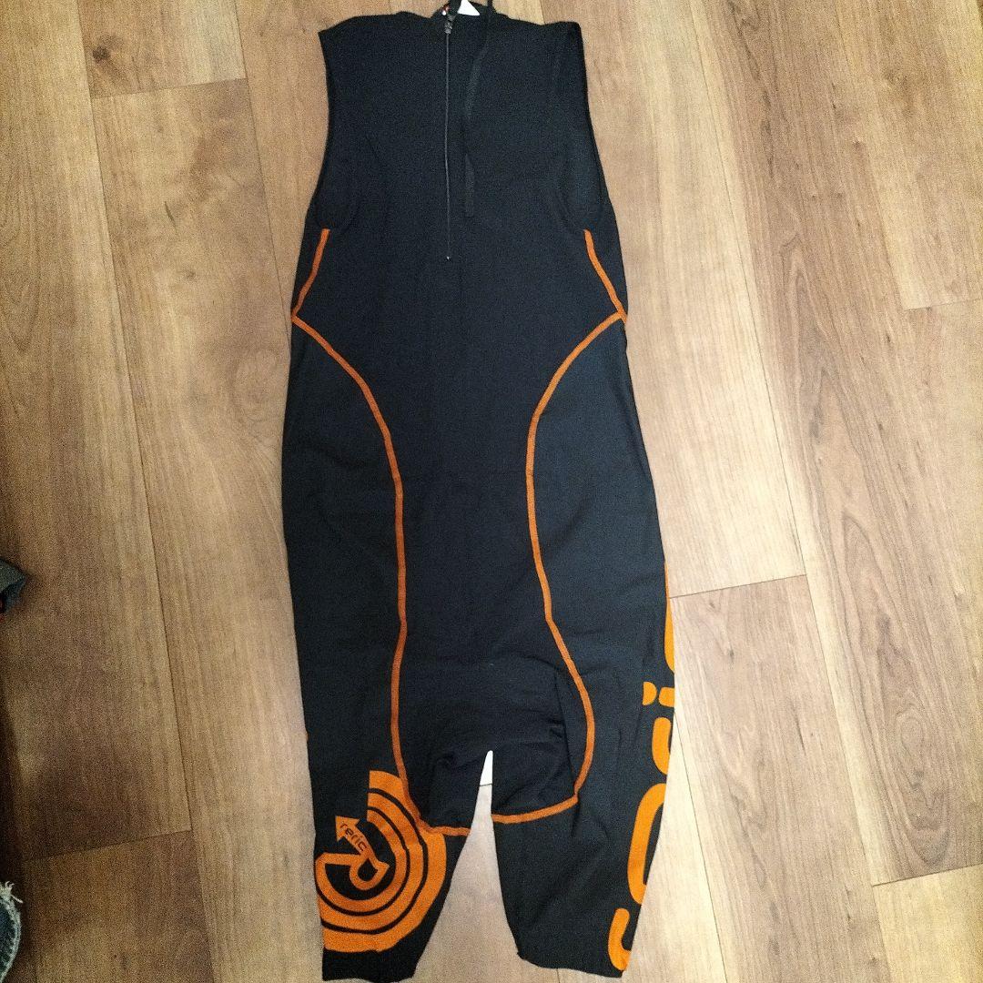 新品 メンズL レリック RERIC トライアスロン レーススーツ 黒 オレンジ
