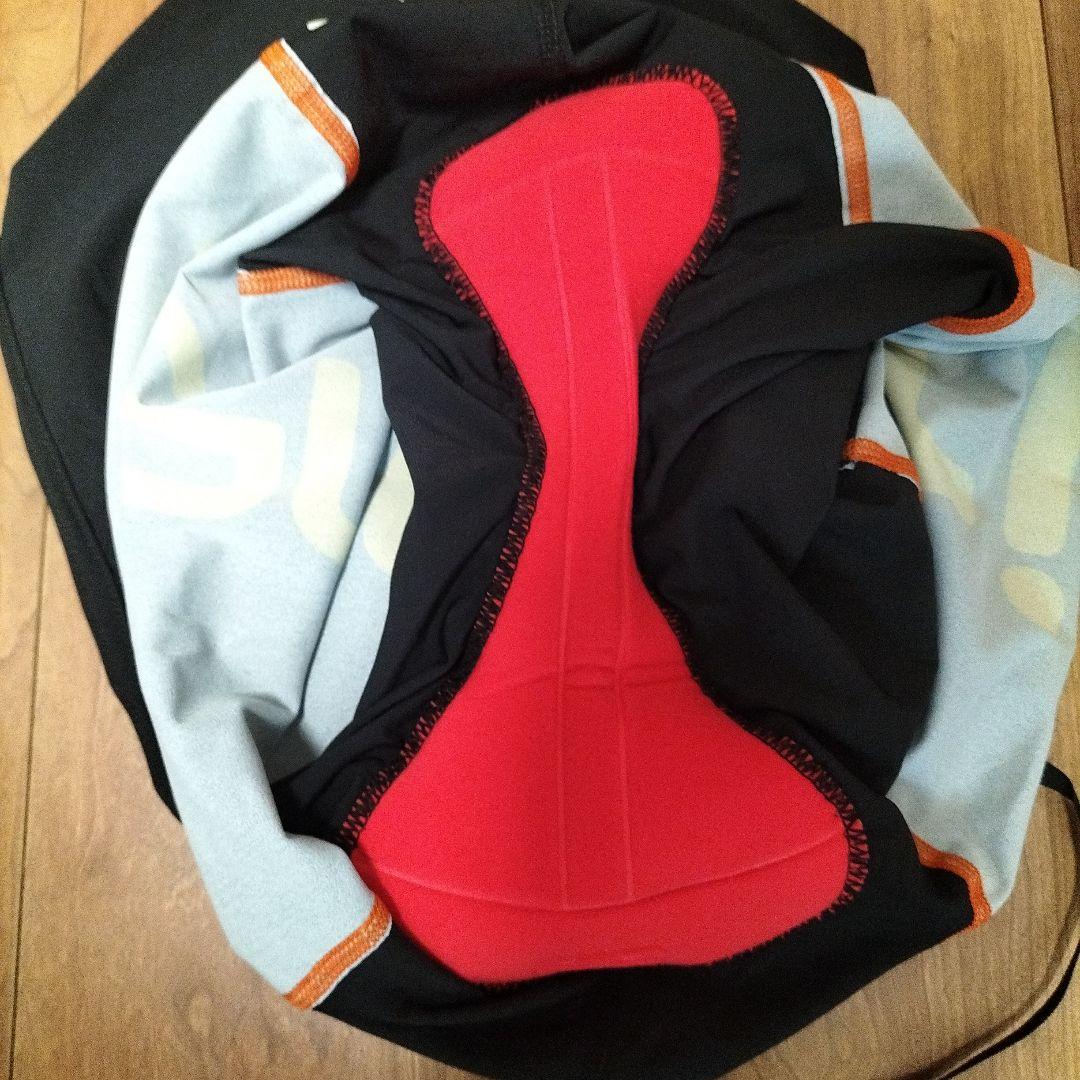 新品 メンズL レリック RERIC トライアスロン レーススーツ 黒 オレンジ