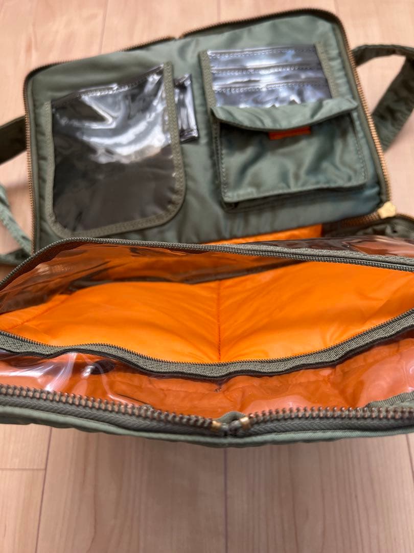 【美品】 PORTER TANKER ショルダーバッグ グリーン