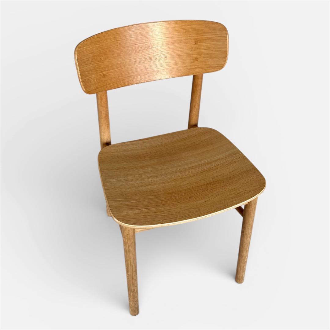 無印良品　MUJI　オーク材　ダイニングチェア　①
